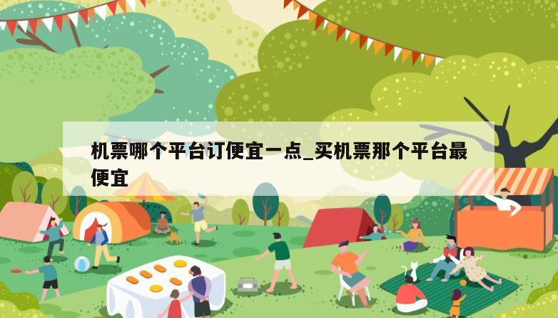 机票哪个平台订便宜一点_买机票那个平台最便宜